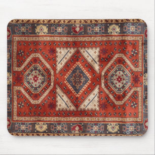 Oriental Tursian Persian Carpet Red Musmatta
