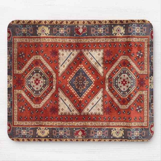 Oriental Tursian Persian Carpet Red Musmatta (Framsidan)