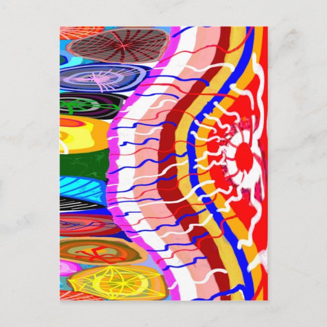 Orientala Festive-Dekorationer Vykort (Framsida)