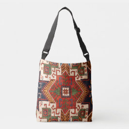 Orientalisk Antik Matta Kilim Axelväska