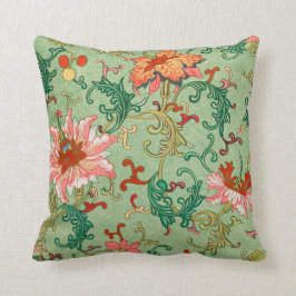 Orientalisk design 16 x 16 för blom- Boho Kudde