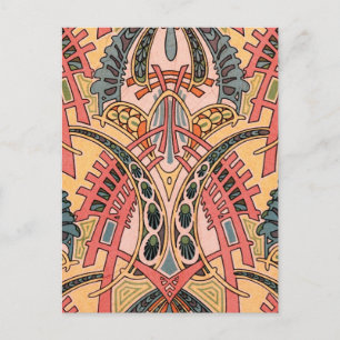 Orientalisk jugendstil vykort