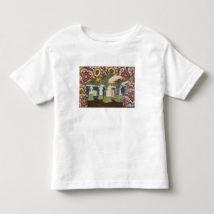 Orientalisk landskapdesign (färglitho) 2 t-shirt