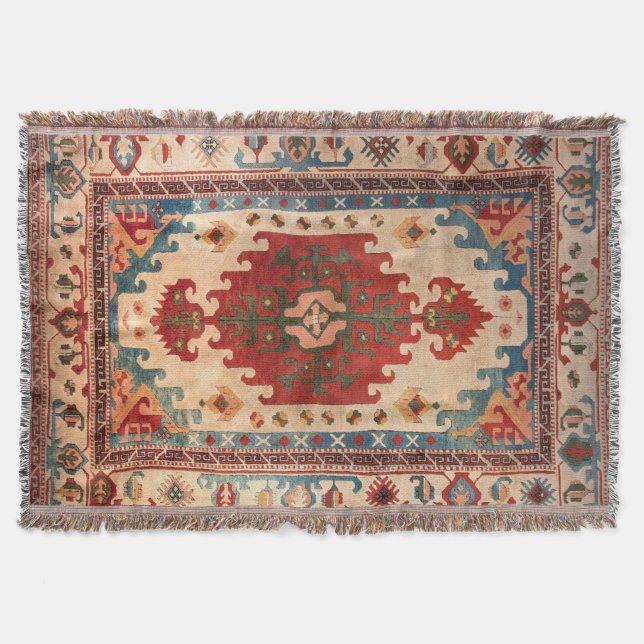 Orientalisk matta filt (Framsidan)