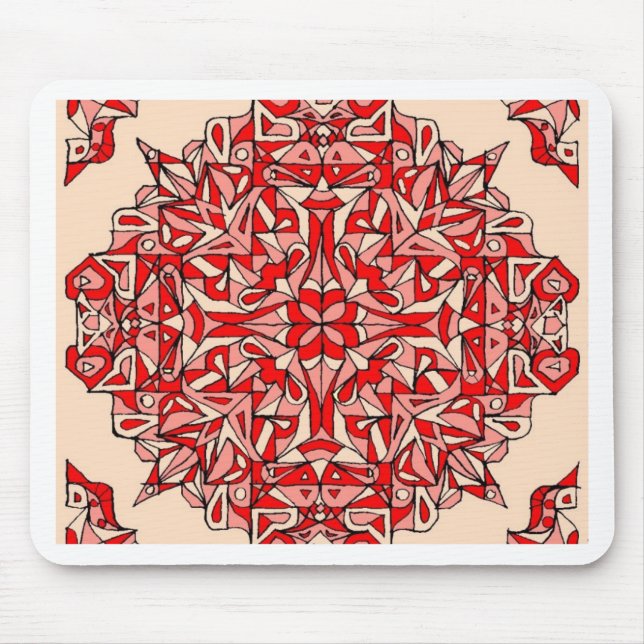 Orientalisk mattadesign! musmatta (Framsidan)