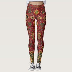 Orientalisk mattamönsterdamasker leggings