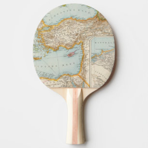 Orientalisk medelhavs- karta pingisracket