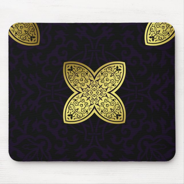 Orientalisk mousepad med dekorativ design musmatta (Framsidan)