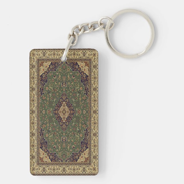 Orientalisk persisk turkisk matta (Baksidan)