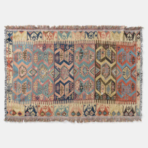 Orientalisk Persisk Turkisk Matta Antik Kilim Filt