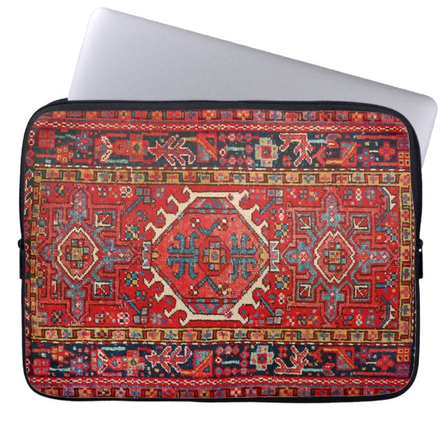 Orientalisk Persisk Turkisk Matta Matto Laptop Fodral (Framsidan)