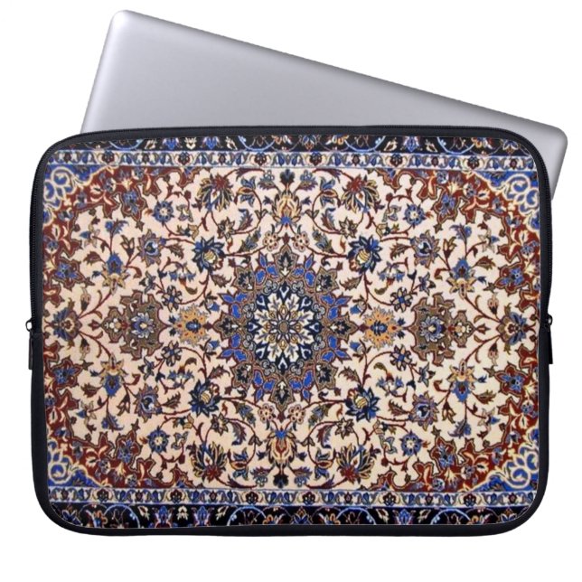 Orientalisk Persisk Turkisk Matta Ryggmatta Laptop Fodral (Framsidan)