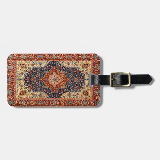 Orientalisk persisk turkisk mattmönster bagagebricka (Horisontell Framsida)