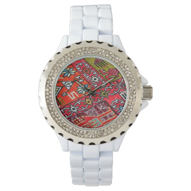 Orientalisk persisk, turkiskt mönster, matta armbandsur (Framsida)
