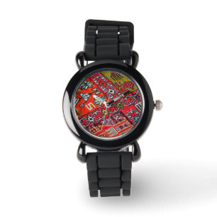 Orientalisk persisk, turkiskt mönster, matta armbandsur