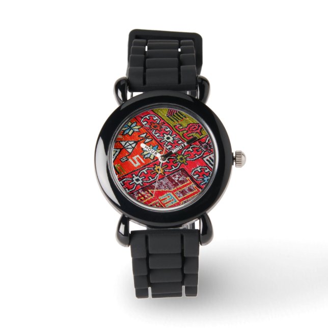 Orientalisk persisk, turkiskt mönster, matta armbandsur (Framsida)