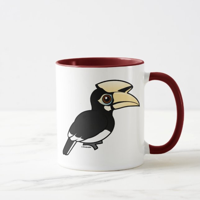 Orientalisk Pied Hornbill Mugg (Höger)