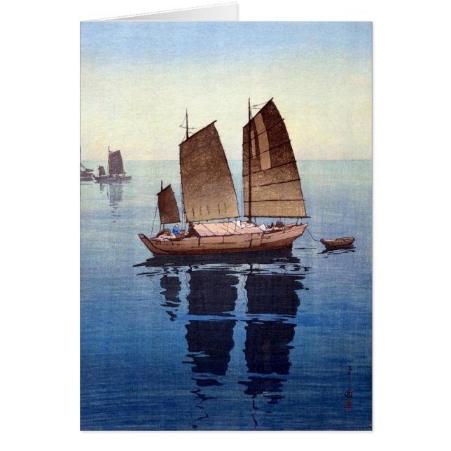 Orientalisk Serenity Hälsningskort (Framsidan)