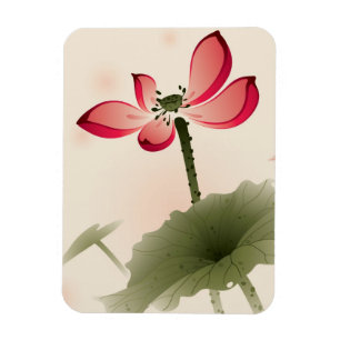 Orientalisk stillotusblomma magnet