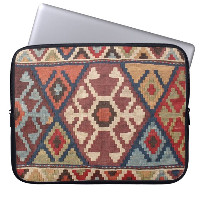 Orientalisk Turkisk Matta Laptop Fodral (Framsidan)
