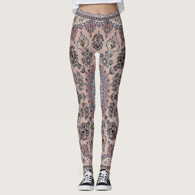 Orientalisk turkisk persisk matta leggings (Framsida)