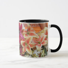Orientaliska liljar mugg