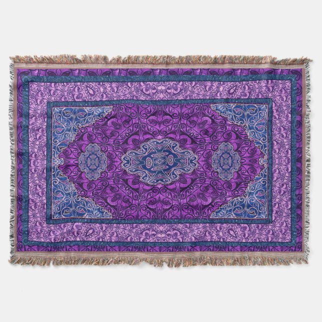 Orientaliska persiska lilor mysfilt (Framsidan)