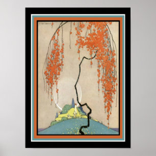 Orientaliskt art décotryck 12 x 16 poster