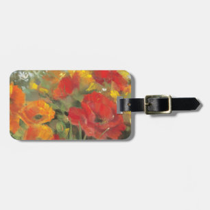 Orientaliskt vallmofält bagagebricka