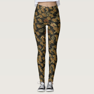 Orientalsjön Mönster Leggings
