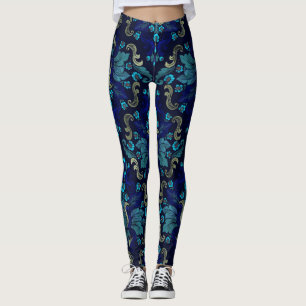 Orientalskaftsmönster Leggings