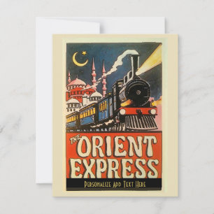 Orientera Express Tåg, lägg till textanpassning Po