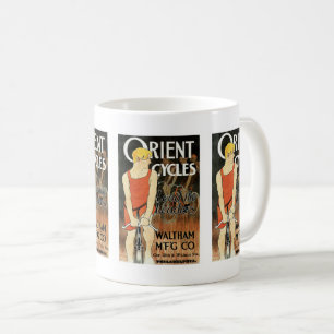 Orienterade cyklar Bicycle and Coffee Mugg