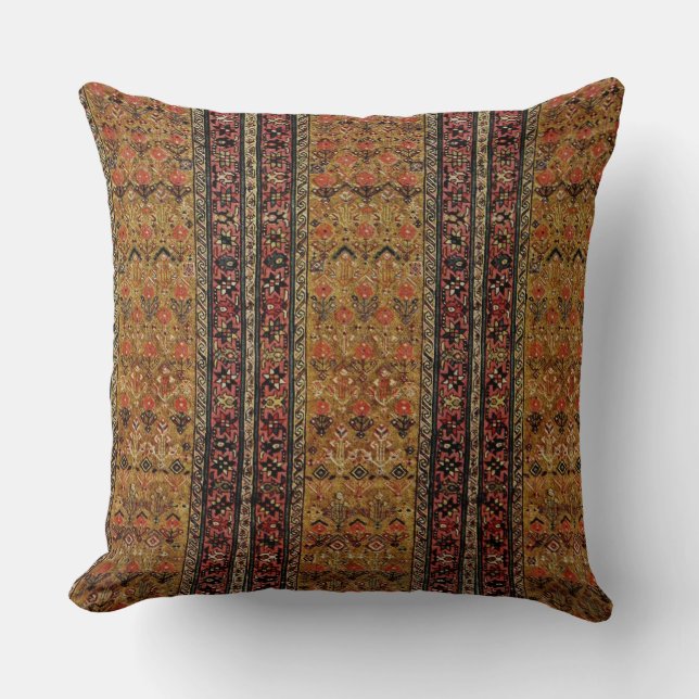 Orienterat matta i varma färger kudde (Framsida)