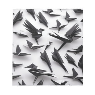 Origami Art - Anteckningsblocket Kråkor med ett ma Anteckningsblock