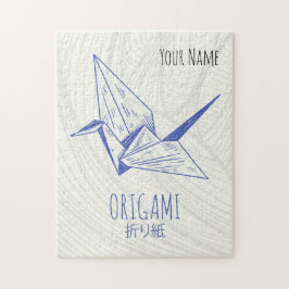 Origami Art Japansk Folding Art Retro Crane Pussel