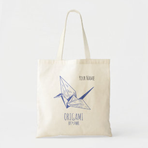 Origami Art Japansk Folding Art Retro Crane Tygkasse
