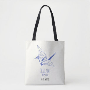 Origami Art Japansk Folding Art Retro Crane Tygkasse