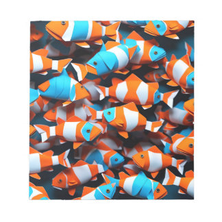 Origami Art - Nautical Harmony: Clownfish Ballet Anteckningsblock