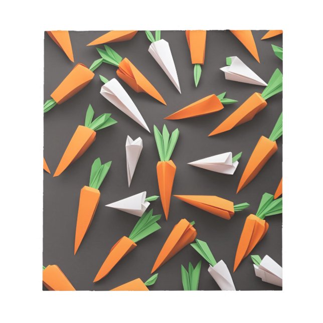 Origami Art-Pint-Size Perfection: Carrots Anteckningsblock (Framsida)