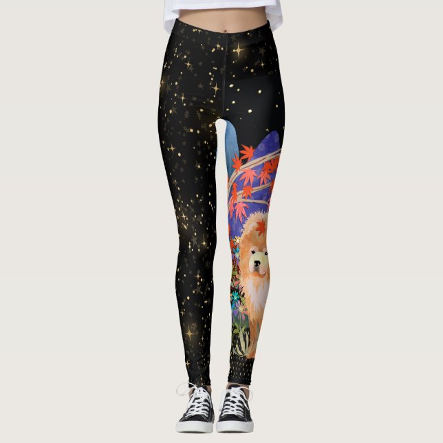 ORIGAMI AUTUMN Chow leggings (Framsida)