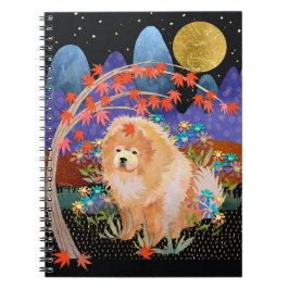 ORIGAMI AUTUMN Chow spiral bärbar dator Anteckningsbok