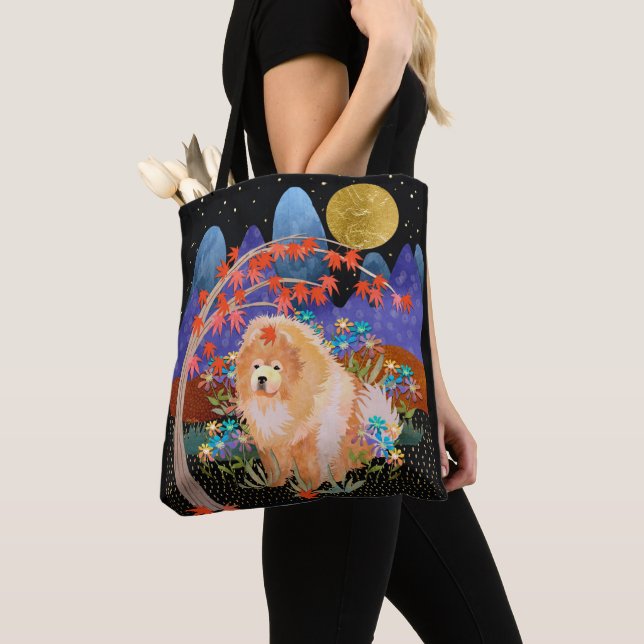 ORIGAMI AUTUMN Chow tot eller cross-body bag Tygkasse (Närbild)