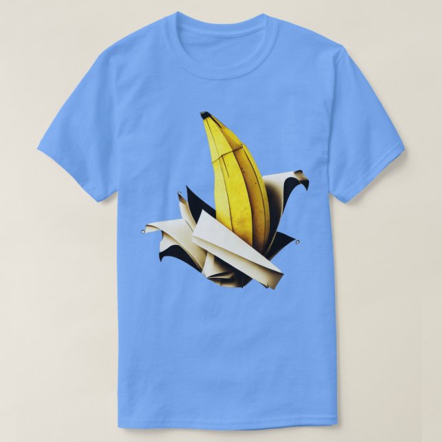 Origami Banana Sculpture T Shirt (Design framsida)