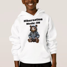 Origami Bear "HIBERNATION MODE: ON" Sweatshirt T Shirt