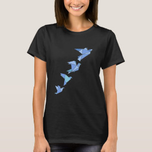 Origami Bird as Origami Idea Japanska T Shirt