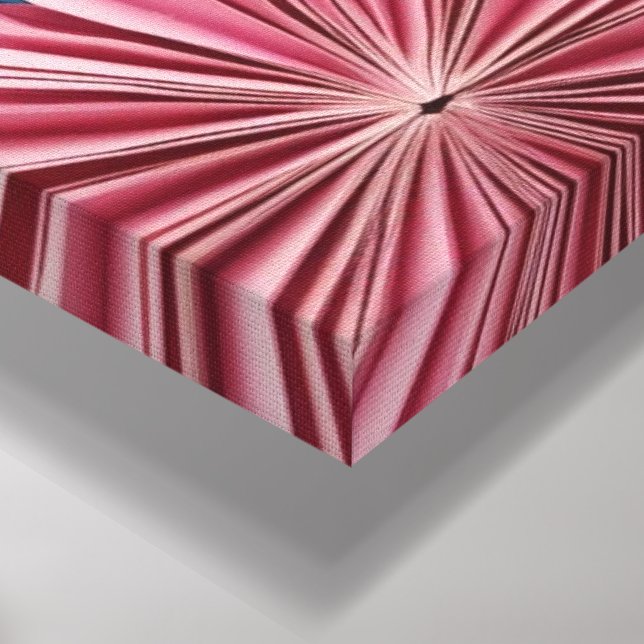 origami-blomma canvastryck (Hörn (nedre))