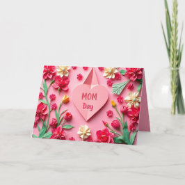 Origami Blommor Morsdags Kort (2)