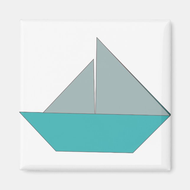 Origami Boat Magnet (Framsidan)