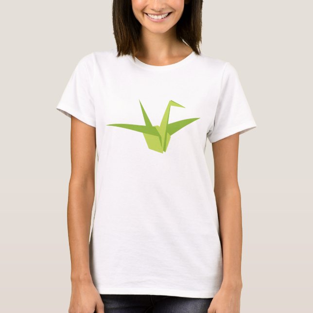 Origami Crane par Shirt (Hers) Tee (Framsida)